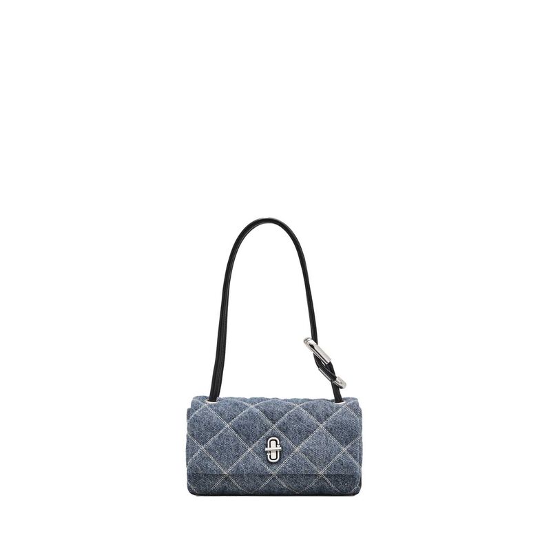 MARC JACOBS The Quilted Denim Mini Dual Shoulder Bag image number 0
